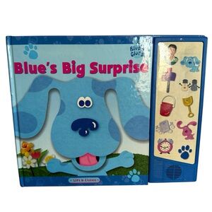 Blue's Clues Interactive Flap Book 1999 Blue’s Big Surprise WORKS